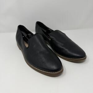 Michael by Michael Shannon Black Leather Loafers Size 11
